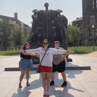 Alma Mater Group at the iSchool scavenger hunt